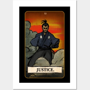 TAROT XI - JUSTICE Posters and Art